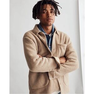 Madewell Tan Sherpa Jacket